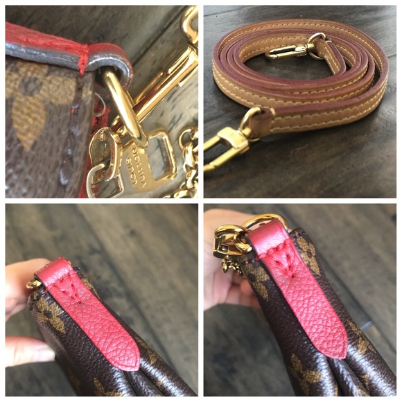 💯 Auth Louis Vuitton Pallas Clutch Cross body - Picture 5 of 8